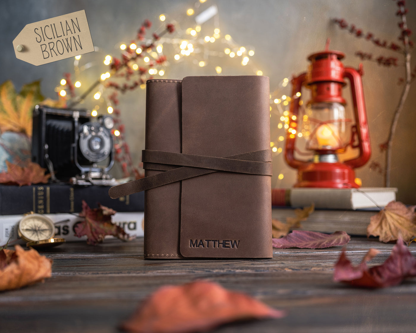 Sicilian Brown Leather Journal