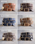 Custom leather dog collar for girls