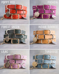 Custom leather dog collar for girls