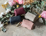 Leather Dog Poop Bag Holder