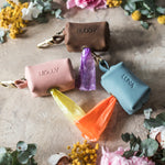 Leather Dog Poop Bag Holder