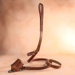 Personalized leather dog collar in Lavender Provence style