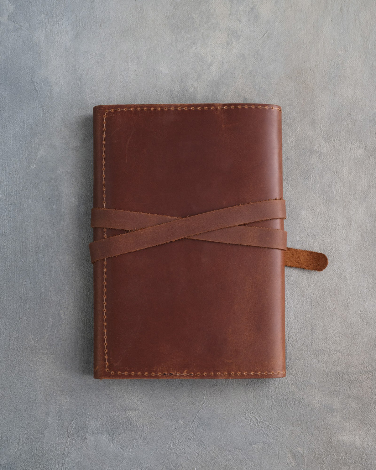 Arizona leather journal, Medium size, back