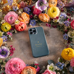 Believe Mark 11:24 handcrafted leather iPhone case, Christian scripture gift