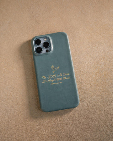 Psalm 29:11 iphone case – "the lord will bless his people with peace" bible verse gift