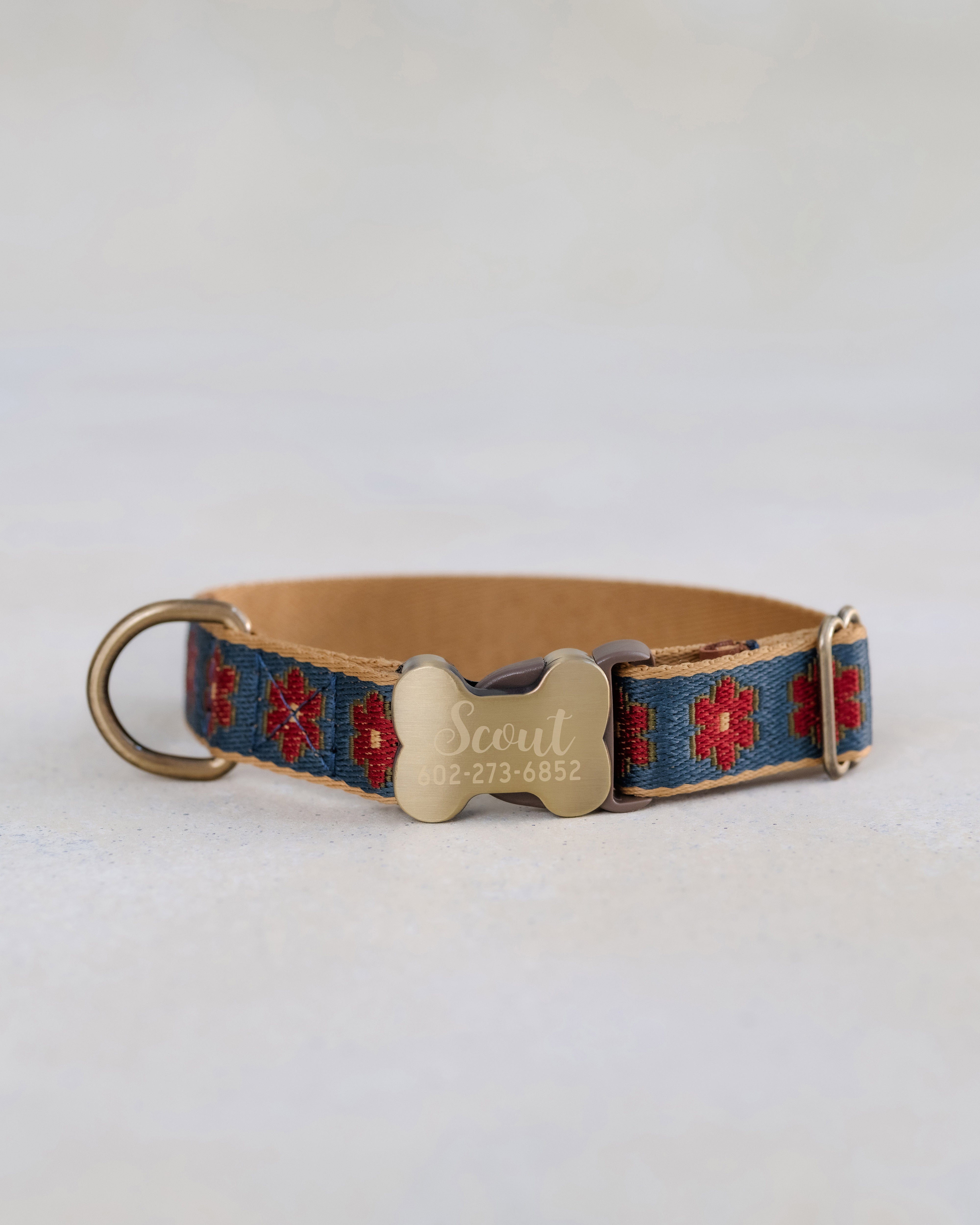 Personalized Dog Collar - Dog Collar and Leash Set