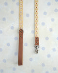 Webbing dog collar yellow daisy