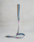 Webbing dog collar butterfly blue
