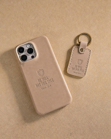 Deuteronomy 31:6 iphone case – "he will not fail thee" bible verse gift