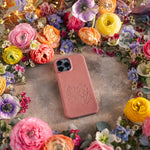 Every Thing Beautiful In His Time Eccl. 3:11 handcrafted leather iPhone case, Christian scripture gift