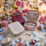Favour Is Deceitful, Beauty Is Vain Proverbs 31:30 leather travel jewelry case, Christian scripture gift