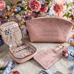 Fearfully And Wonderfully Made Psalm 139:14 leather travel jewelry case, Christian scripture gift