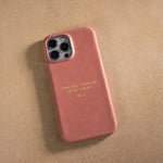 Stand Fast Therefore In The Liberty Gal. 5 handcrafted leather iPhone case, Christian scripture gift