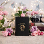 Whither Thou Goest Gen. 28:15 full-grain leather passport cover, Christian scripture gift