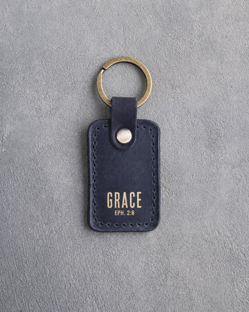 Ephesians 2:8 keychain – "grace" bible verse gift