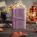 Faith Is The Substance Heb. 11:1 handcrafted leather journal, Christian scripture gift