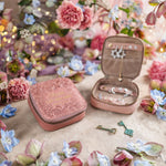 Her Price Is Far Above Rubies Proverbs 31:10 leather travel jewelry case, Christian scripture gift