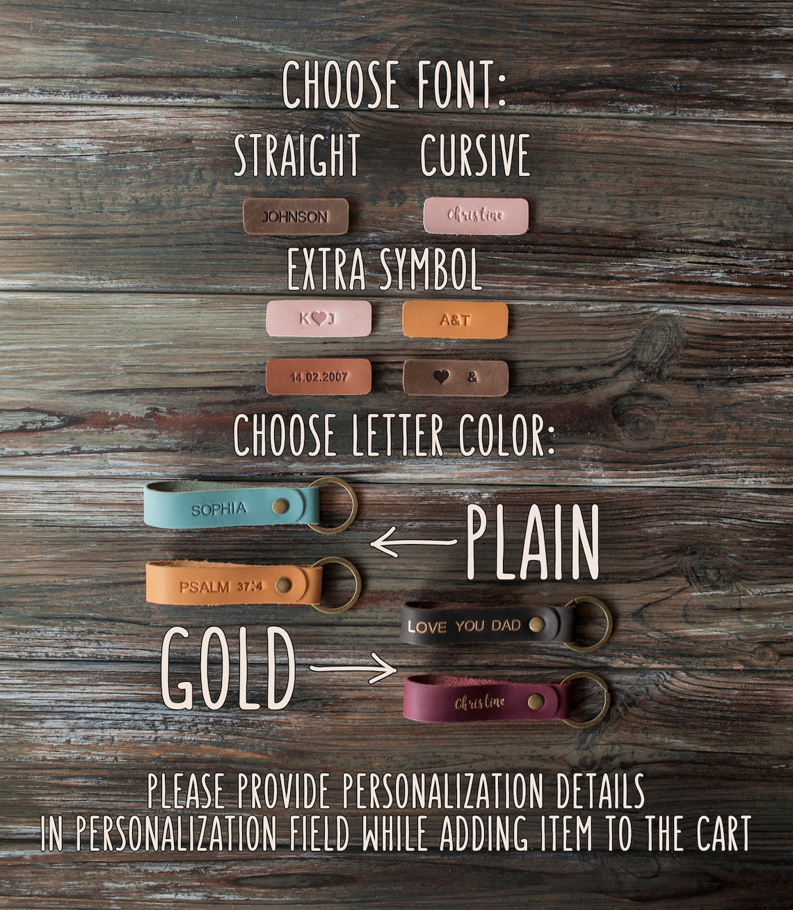Leather Keychain