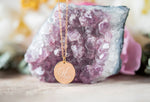 Engraved personalized initial necklace
