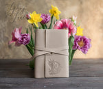 Floral Initial Leather Journal