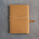 Indian Summer leather journal, Medium size, back