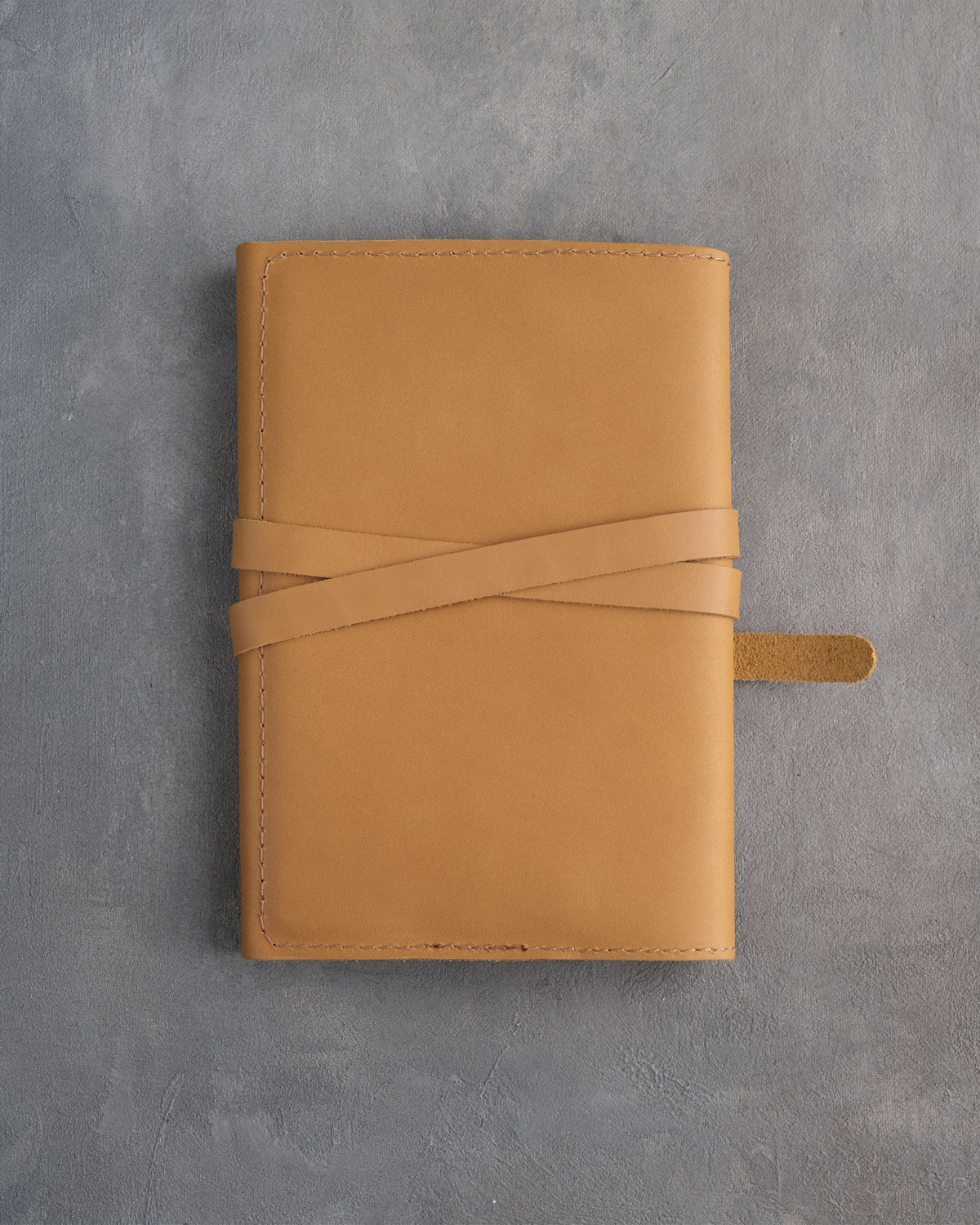 Indian Summer leather journal, Medium size, back