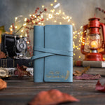 Mount Up With Wings As Eagles Isaiah 40:31 handcrafted leather journal, Christian scripture gift