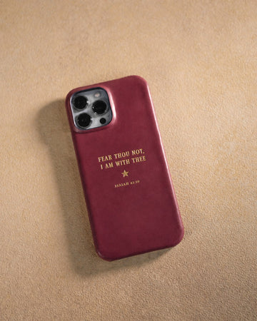 Isaiah 41:10 iphone case – "fear thou not" bible verse gift