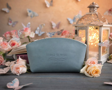 Isaiah 43:2 makeup bag – "through the waters" bible verse gift