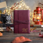 Jer. 29:11 handcrafted leather journal, Christian scripture gift