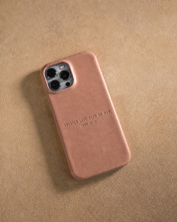 John 15:13 iphone case – "greater love hath no man" bible verse gift