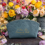 I Have Overcome The World John 16:33 full-grain leather makeup bag, Christian scripture gift