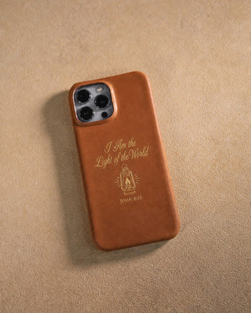 John 8:12 iphone case – "the light of the world" bible verse gift