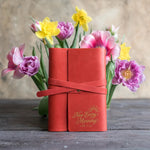 New Every Morning Lam. 3:23 handcrafted leather journal, Christian scripture gift