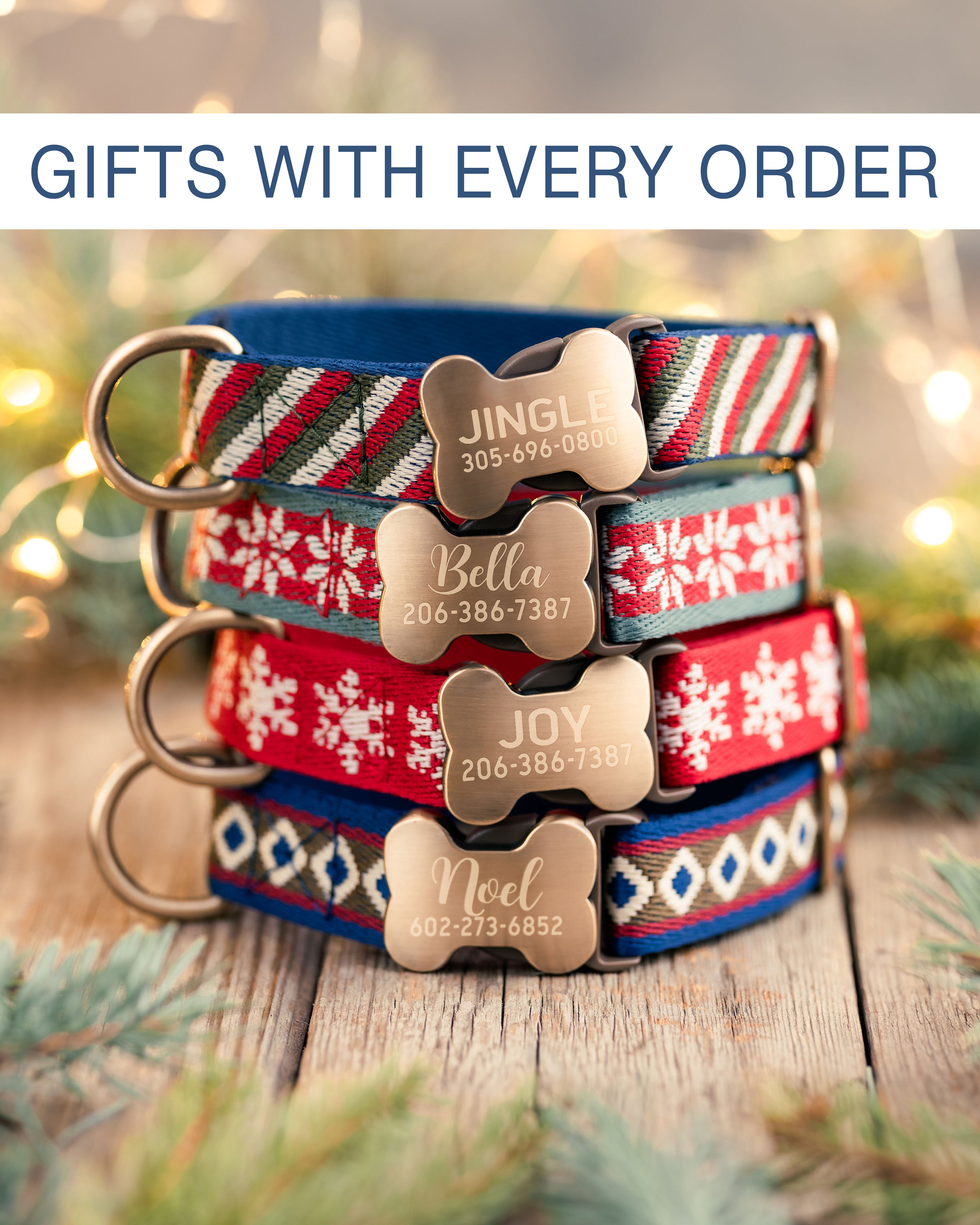 Christmas Special Dog Collar Gift Set
