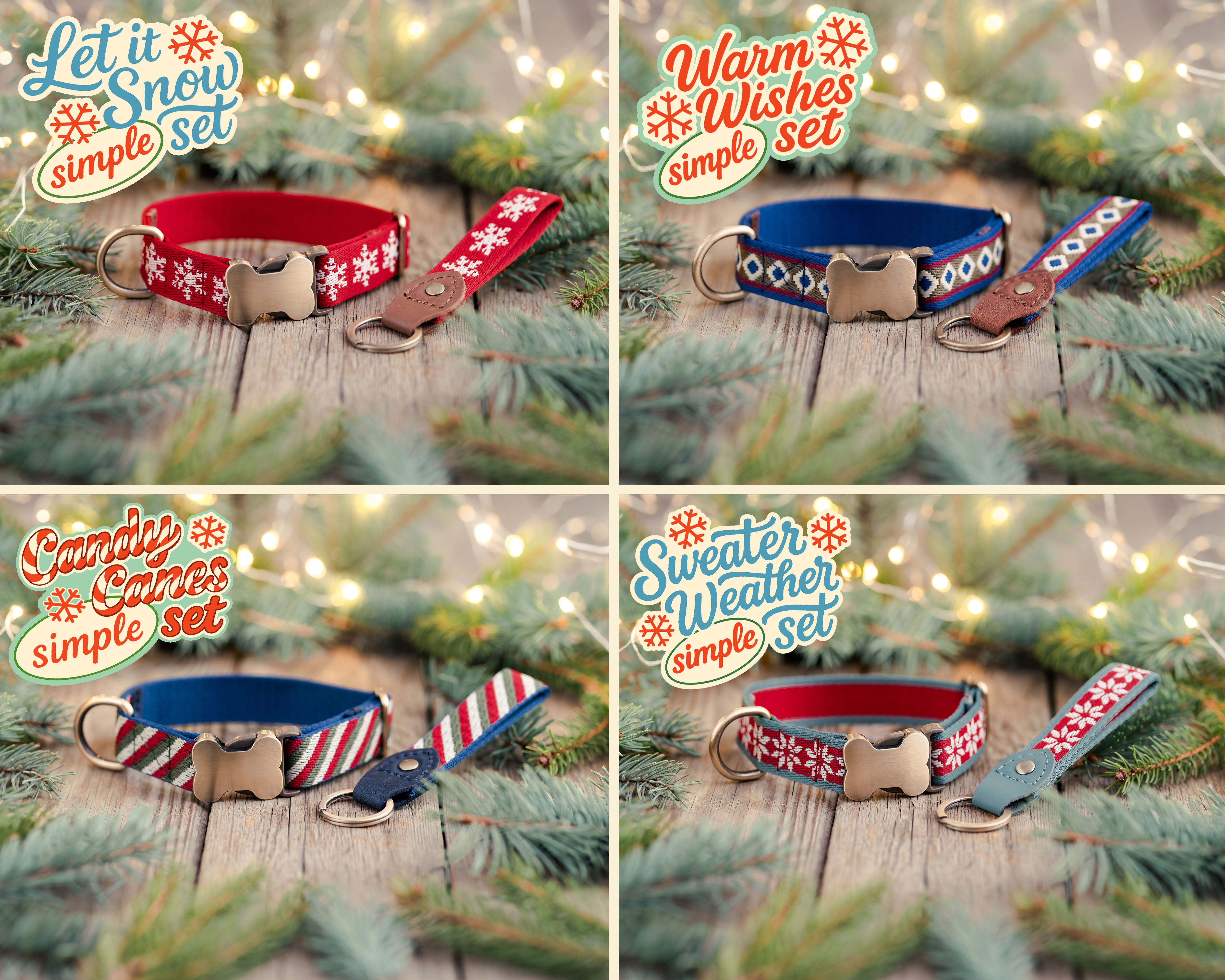 Christmas Special Dog Collar Gift Set
