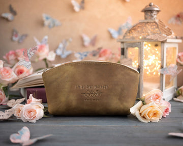 Matthew 11:28 makeup bag – "come unto me, all ye that labour" bible verse gift