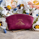 Faith As A Mustard Seed Matt. 17:20 full-grain leather makeup bag, Christian scripture gift