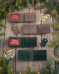 Mens wallet bifold trifold christmas