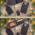 Personalized Leather Wallet - For Men - Full Grain Bifold