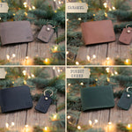 Personalized Leather Wallet - For Men - Full Grain Bifold