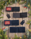 Mens wallet bifold trifold christmas