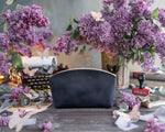 Makeup Bag In Blueberry Leather