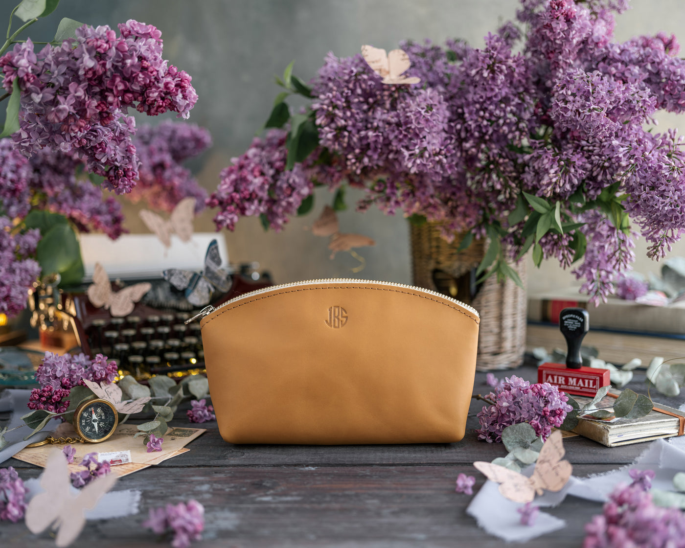 Personalized makeup bag