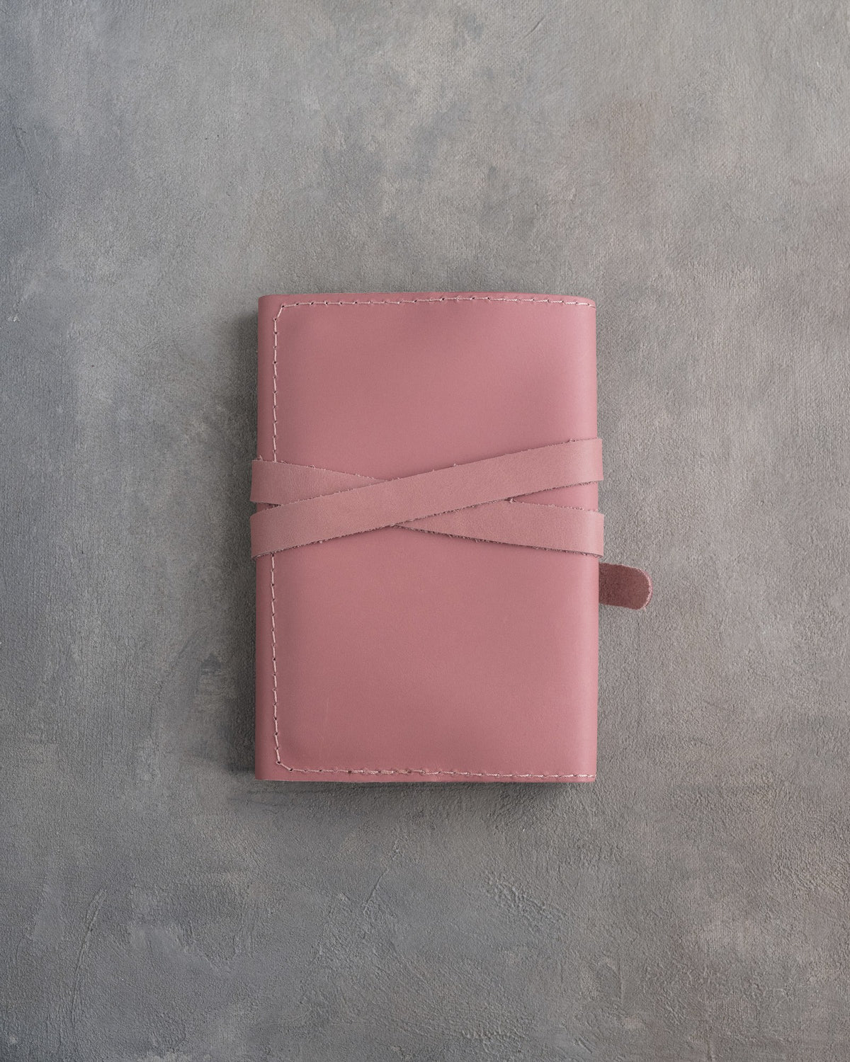 Parisian Blossom leather journal, Small size, back