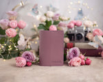 Personalized Passport Cover / Travel Wallet In Lilac Leather