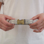 Personalized Lavender Boho Dog Collar with Engraved Buckle