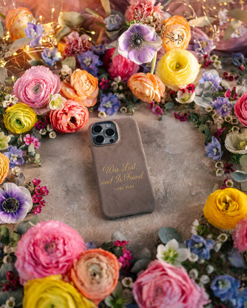Luke 15:24 iphone case – "was lost, and is found" bible verse gift