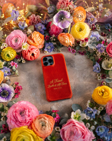 Proverbs 17:17 iphone case – "a friend loveth at all times" bible verse gift