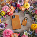 Whoso Findeth A Wife Findeth A Good Thing Prov. 18:22 handcrafted leather iPhone case, Christian scripture gift